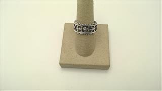 Unisex Silver Ring 925 Silver 7.8g Size:6